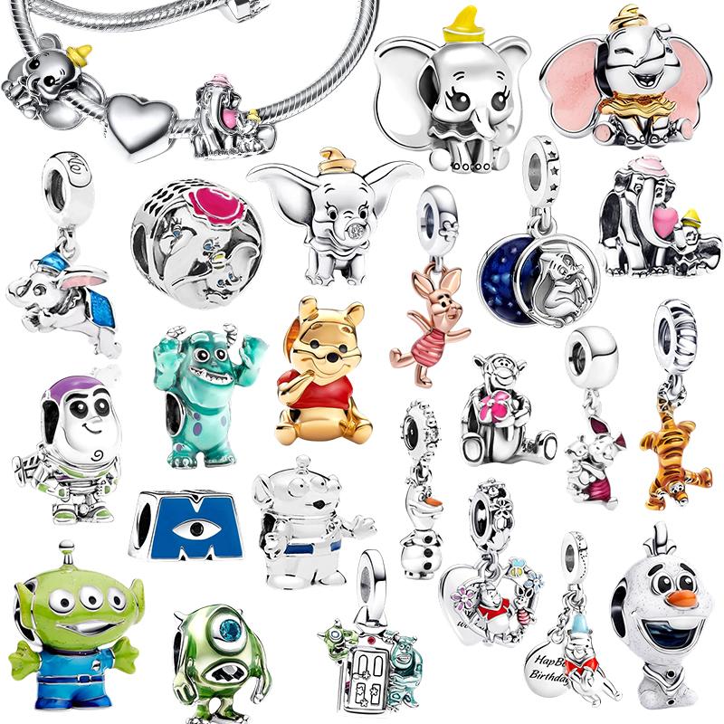 Popular Hot Pixar Monster Power Company Toy Story Charm Bead Component Bead Components Pendant Bead Component Compatible With Authentic Original