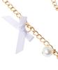 Maison de Fleur Charm, Bijou Ribbon Pearl Bag Charm, Women's, Ivory