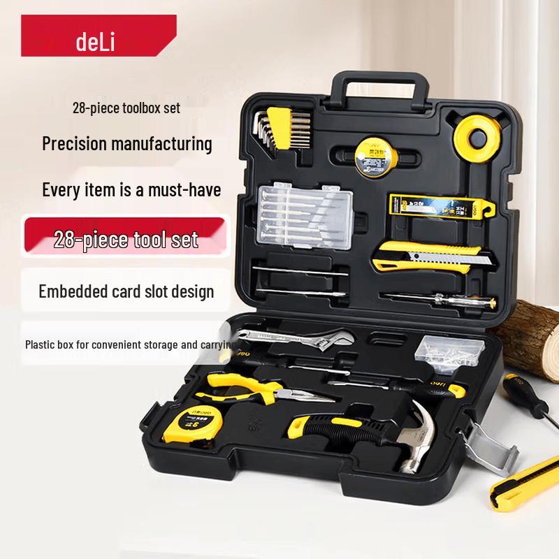 Deli 28-Piece Household Tool Kit
