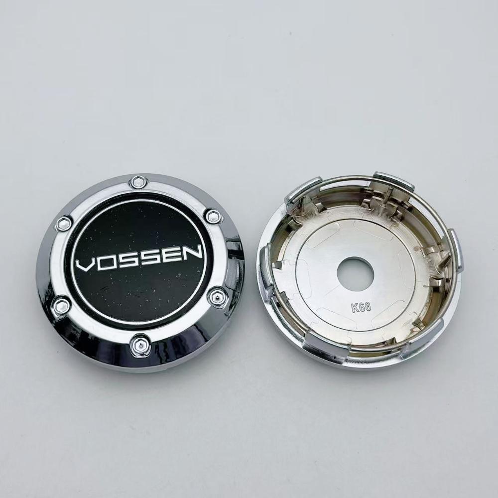 4pcs/Set 66MM 62MM VOSSEN Logo Emblem Badge Car Wheel Center Caps Rim Hubcap Wheel Hub Center Dust Cover Replace Car Accessories