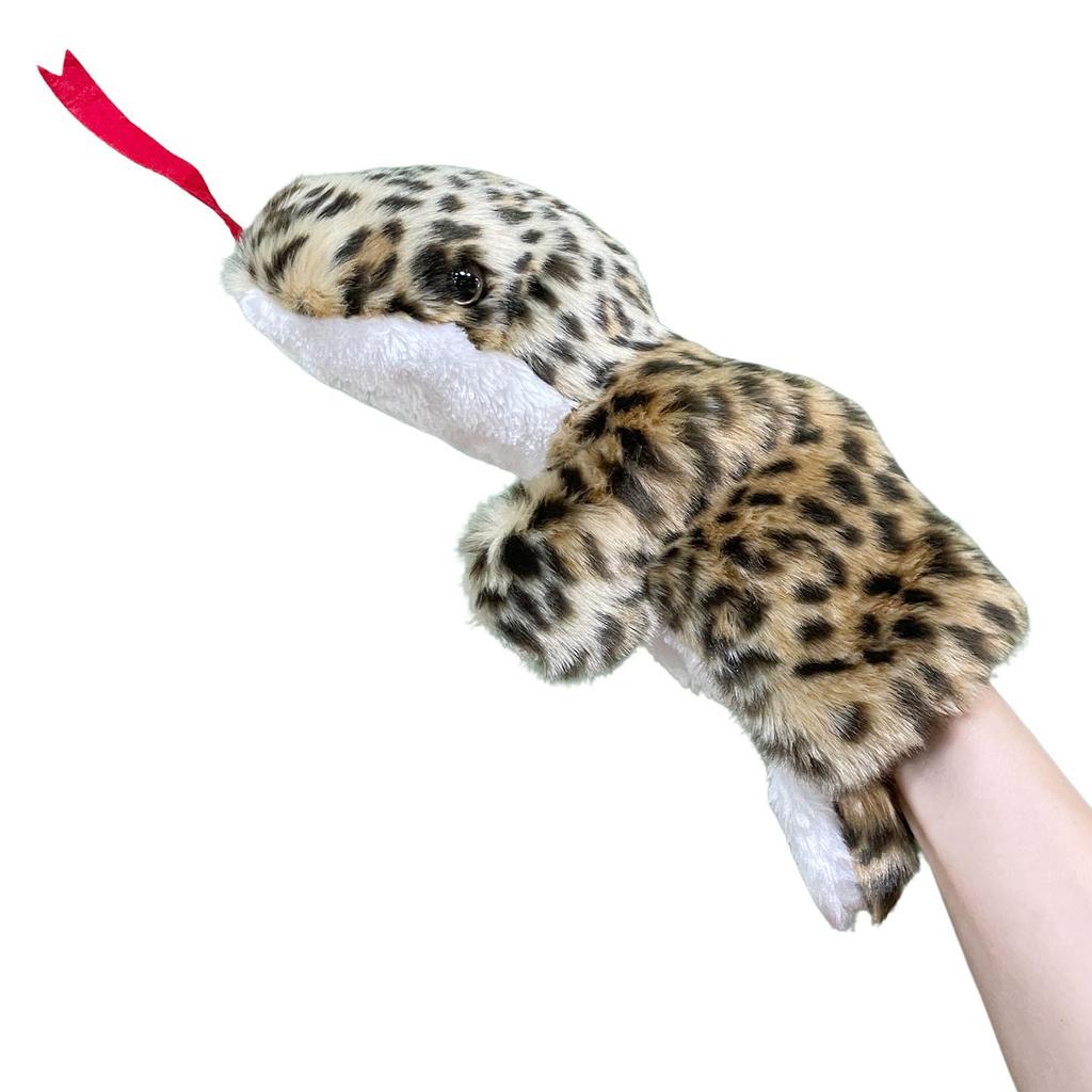 Plush Zodiac Animal Hand Puppet Dog - Parent-Child Toy Glove Set