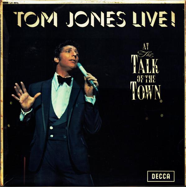 Виниловая пластинка TOM JONES Tom Jones Live At The Talk Of The LK4874 Decca 1967 Великобритания Рок Б/у