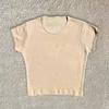 Summer new commuter solid color multi-color round neck simple slim-fitting printable T-shirt top women