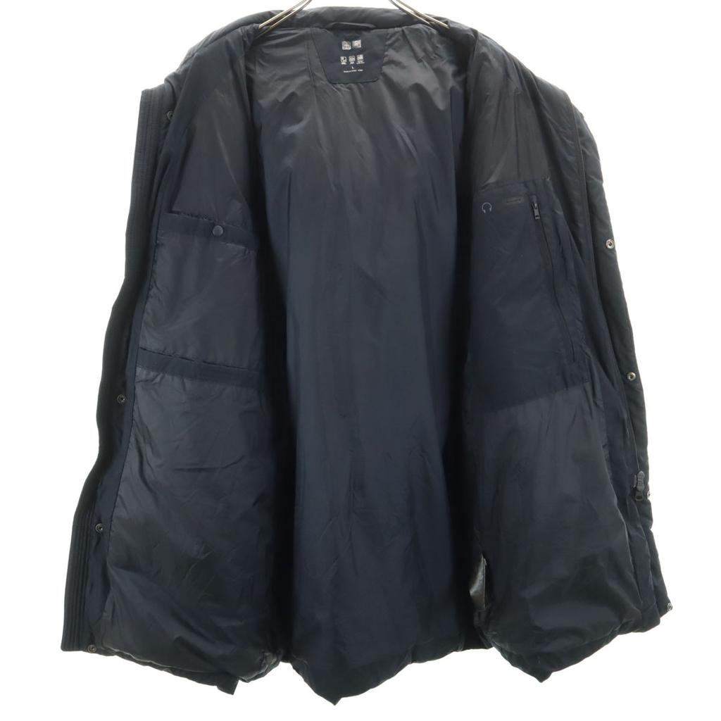 UNIQLO seamless down coat L Navy Men's Used