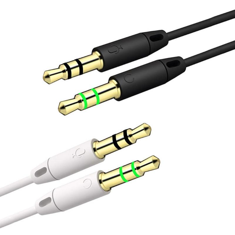 Stereo Headphone Splitter for Computer Laptop Smartphone Player Share Music Cord Stereo Aux Adapter Cable
