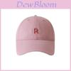 Baseball Cap Women Summer Wide Brim Breathable Sun Hat With Embroidered Letters For Casual Fashion