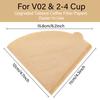 50pcs Paper Coffee Filters Pour Over Filters V02 Disposable Cone Coffee Filters Handmade Coffee Filters Paper Cone Paper