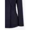 Emporio Armani Women S No Collar Hidden Button Rayon Jacket A525102513