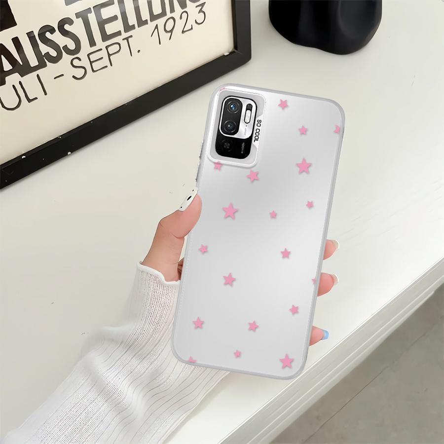 Case for Xiaomi Poco C50 X3 Pro X3 NFC C61 C51 Phone Cover Cute Simple Stars