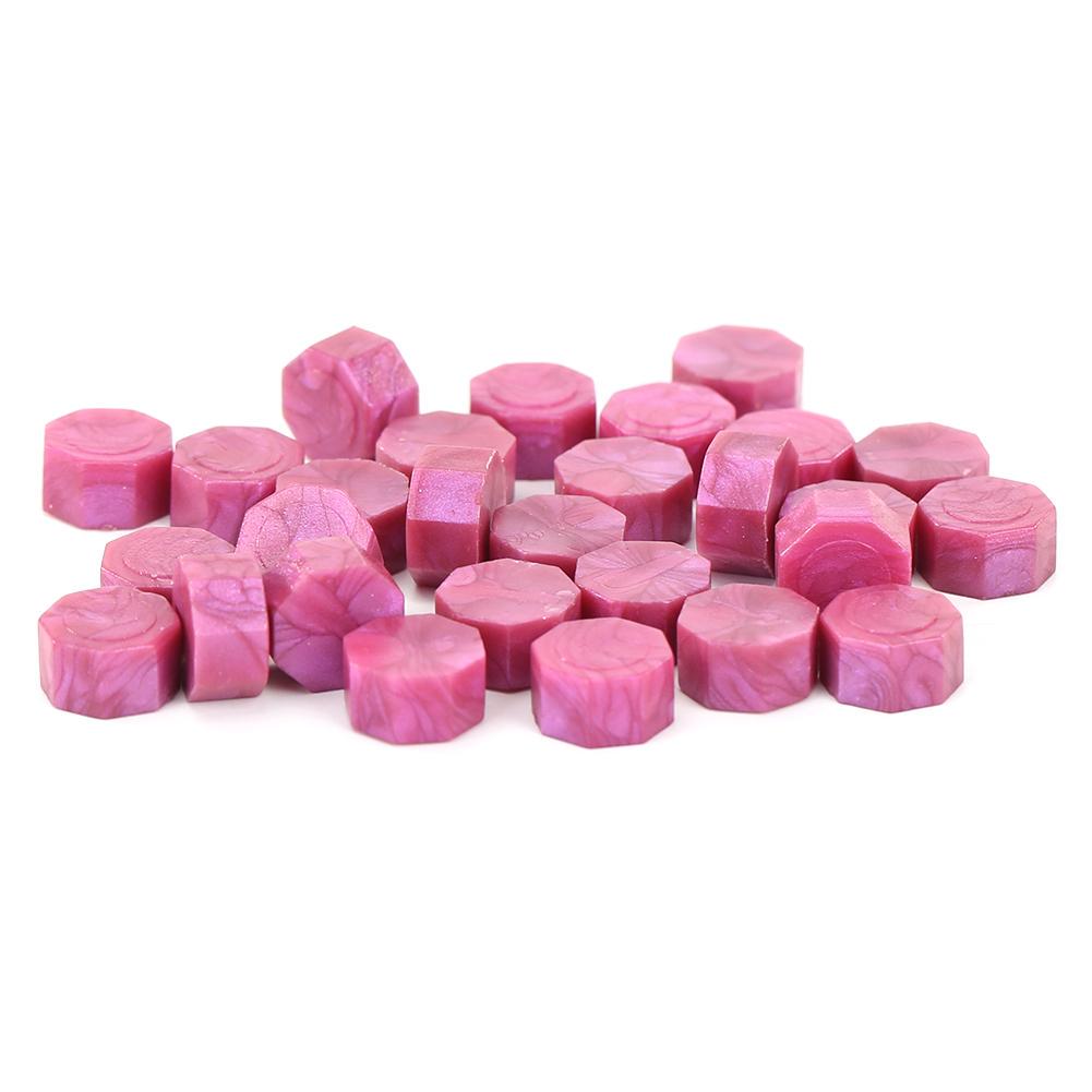 100pcs/bag Vintage Sealing Wax Tablet Pill Beads Octagon Wax Seal Stamp For Envelope Wedding Party Stamping Grain Sealing Wax