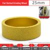 Brazed Diamond Flat Angle Grinder for Roman Column Quartz Stone & Ceramic Tile Edge Grooving.