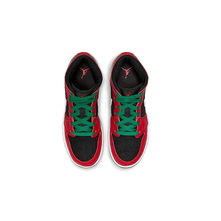 (GS) Air Jordan 1 Mid SE 'Christmas' Kids' DQ8418-006