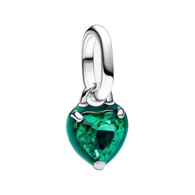 Chakra Heart Mini Enamel Pendant Women Pendant Green 793042C03