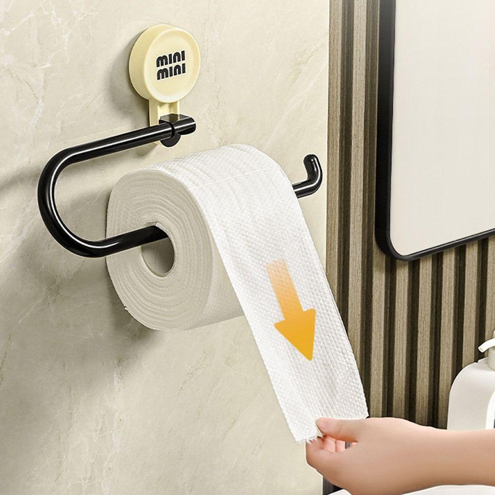 Space Saving Towel Roll Dispenser Wall-Mounted Paper Towel Rack Paper Roll Towel Holder  Kitchen