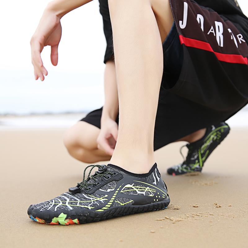 Summer Upstream Wading Shoes Five Fingers Beach Barefoot Colorful Sandals Men Women Pool Swimming Portable Aqua Sneakers Unisex