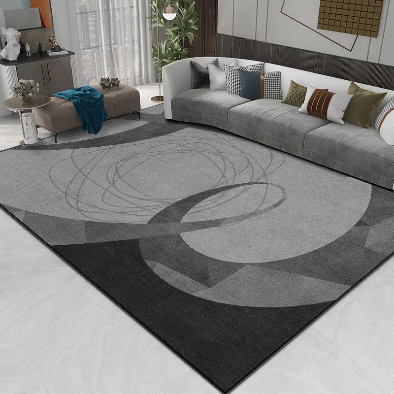 Deluxe Grey Carpet Living Room Decoration Home Bedroom Carpet Lounge Rug Entrance Door Mat Foot Area Rug Large Nordic Style