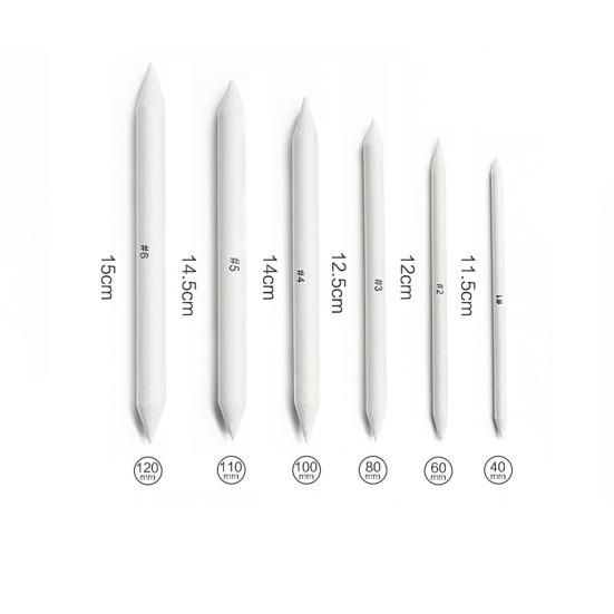 19Pcs/Set Blending Stumps Tortillon Pencil Extension Tool Sketch Drawing Art Kit