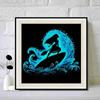 DIY Diamond Painting Round Diamond Motana, Riding The Wind and Breaking The Waves Full Diamond Mosaic Home Decoration Painting Cross Stitch Kit