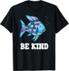 Sei Freundlich Regenbogenfisch Lehrerleben Lehren Zurück zur Schule T-Shirt