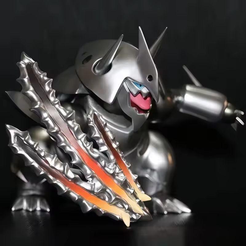 Hot 1/20 Pocket Monsters Mega Aggron Anime Action Figure Model Toys Desktop Collectible Decorations Birthday Gifts