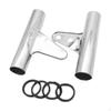 Motorcycle Headlight Bracket Headlamp Mount Easy Installation Part Repairing Stainless Steel Support