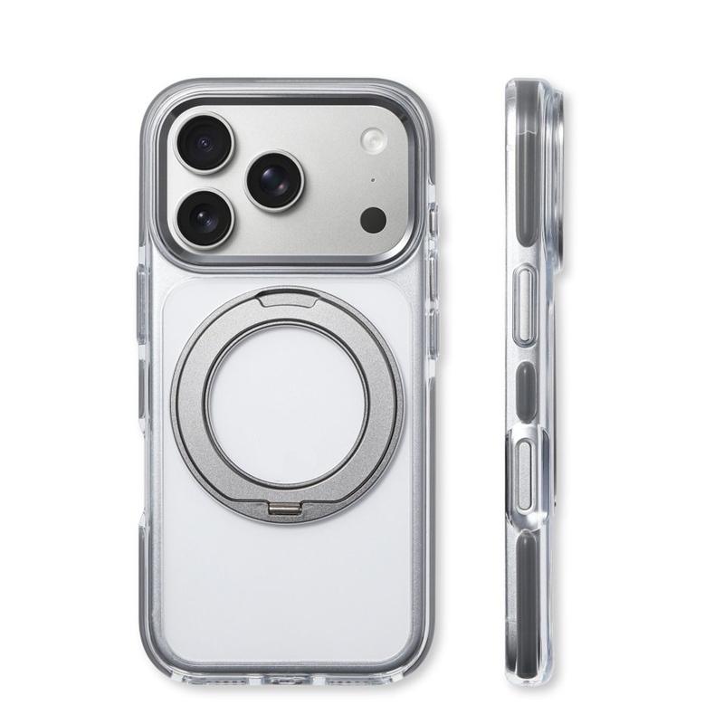 

360° Magnetic Stand Case Cover for iPhone 17pro 17 17Pro Max Clear Shockproof for Magsafe Rotatable Magnet Kickstand Phone Case For iPhone 17Pro Max