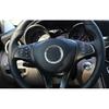2016- Panel For Benz GLE GLS Steering Wheel Horn Ring Cover Silver Aluminum