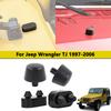 Engine Hood Decoration Rubber Stopper Plug for Jeep Wrangler TJ 1997-2006 Waterproof Pad Mat Protect Gasket Exterior Accessories
