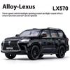 Large 1:18 Lexus LX570 Off-road SUV Metal Alloy Diecast Car Model Vehicle Children's Toy Kids Gift Birthday Present For Boys