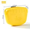 Silicone Dog Treat Pouch with Magnetic Closure, Portable Pet Snack Bag for Training, Walking & Travel