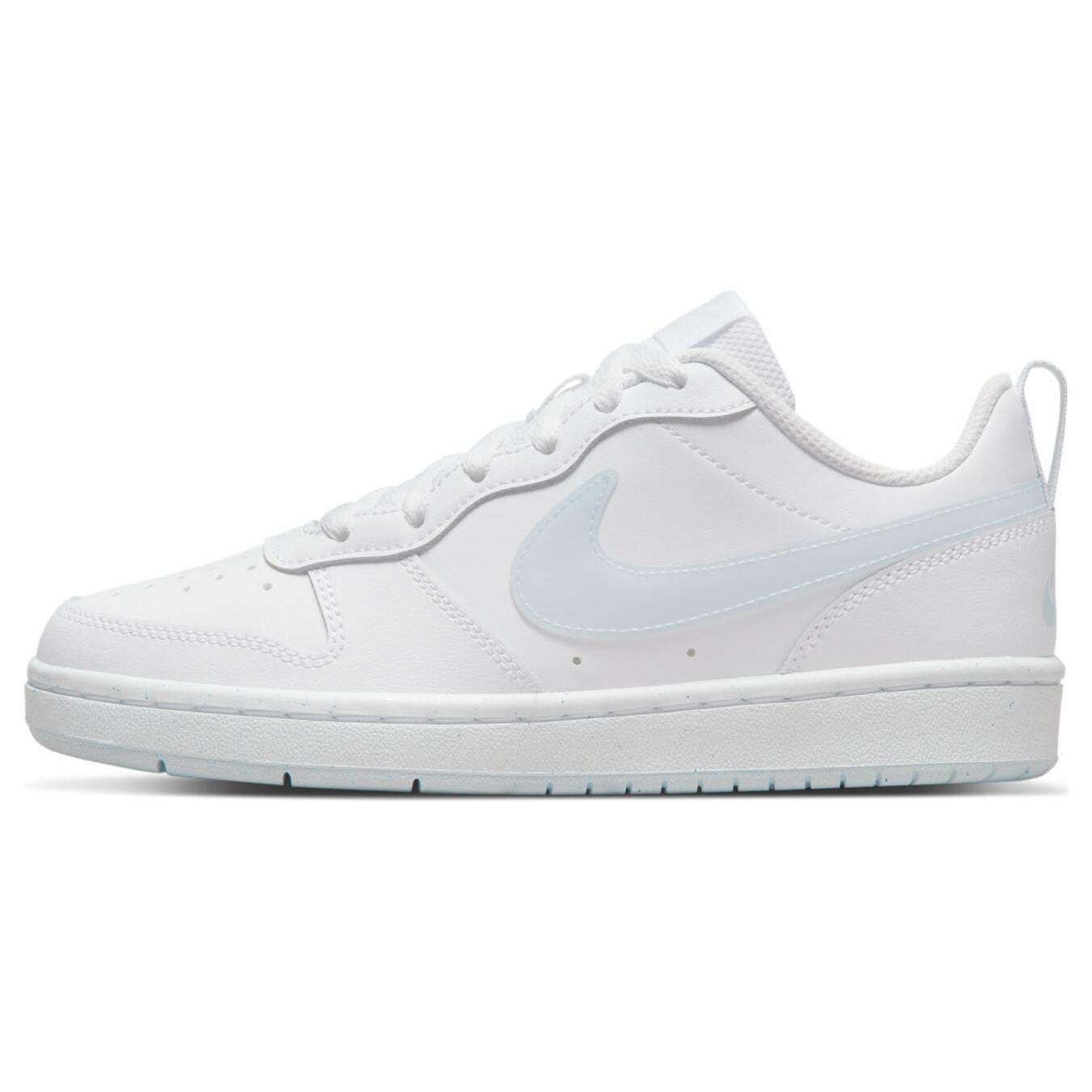 Nike Court Borough Low 2  White Aura  GS BQ5448-118 38.5