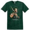 Jimi Hendrix Akvarellporträtt Rockmusik Gitarrist T-shirt Tee