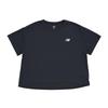 WT51133 Drapey Relaxed Short Sleeve BK [New Balance] T-Shirt (WT51133) Women's (Black)