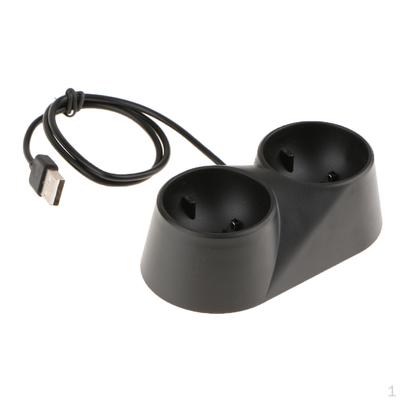 Base di Ricarica per Doppio Controller Supporto Culla Move - Può Caricare 2 Controller Contemporaneamente