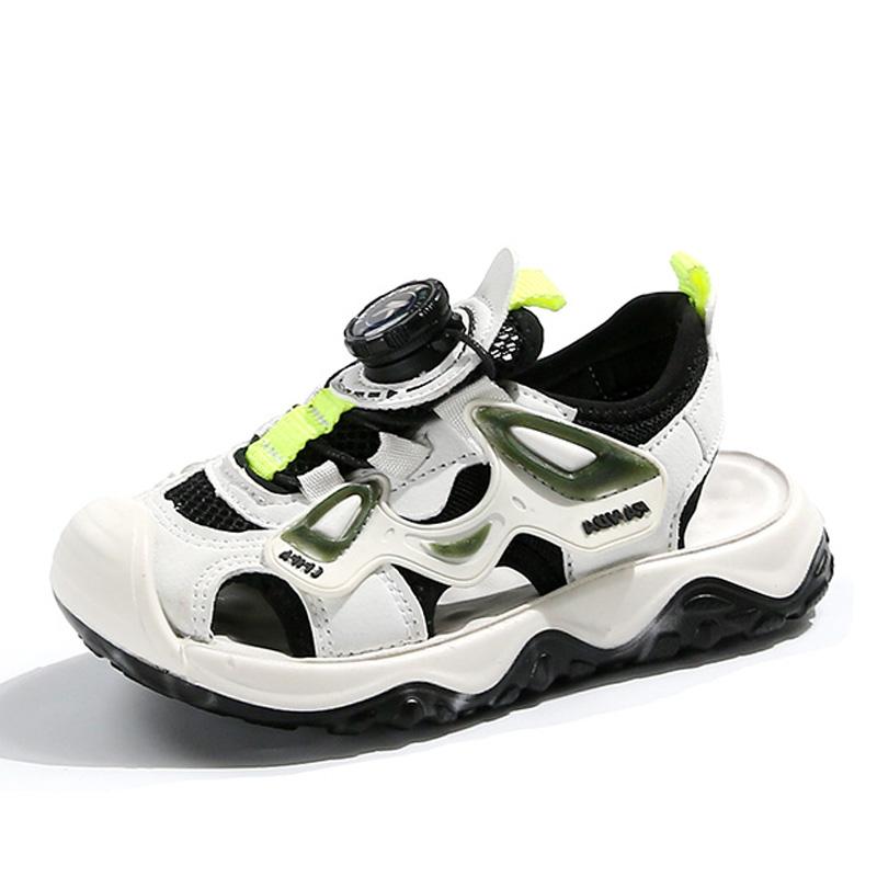 Dětské minimalistické a prodyšné sportovní a volnočasové boty s kapucí, outdoorové sandály, dětské boty z jednoduché síťoviny