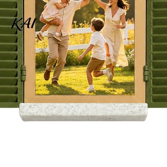 Hidden Key Storage Shelf Holder with Shelf, Mediterranean-Style Window Frame Photo Vacation Style Home Decoration Display Stand, Functional