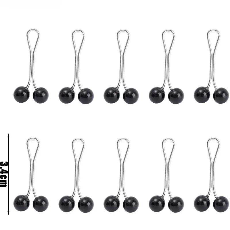 10-20pcs/lot Anti Slip Brooch Headscarf Shawl Scarf Lady Fixed Pins Scarf Hijab Clips Pearl Stylish Brooch for Women Jewelry