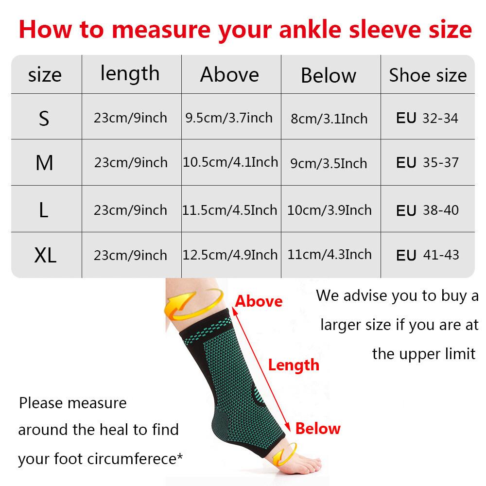 OLIKEI 2pcs Knitted Sports Ankle Support Compression Ankle Sleeves Prevent Sprains Breathable Ankle Brace for Fitness Basketball Cycling Running