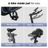 Formill QK116C Magnetic Exercise Bike 6KG Flywheel Adjustable Seat & Handlebar LCD Display Silent Indoor Cycling Bike for Home Fitness
