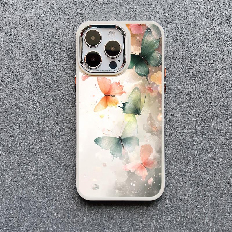 Variety Colorful Butterfly Silicone Phone Case For IPhone 14 15 16 Pro Max Plus 11 12 13 Pro Max X XS XR 7 8 Plus SE2 Back Cover