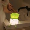 Cute Chives Night Light LED,Silica Touch Lamp,Rechargeable USB,Table Lamp,Desk Room Decoration Baby Nursery Kids Birthday Gift