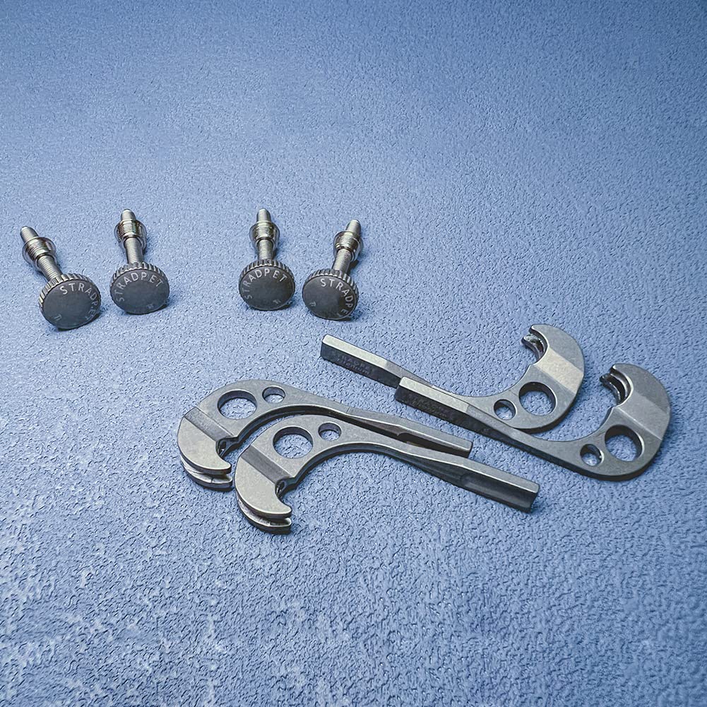 Titanium Cello Fine Tuner Titanium Alloy Cello String Fine Tuner Adjuster [STRADPET] [STRADPET] (Screw Included, Gray)