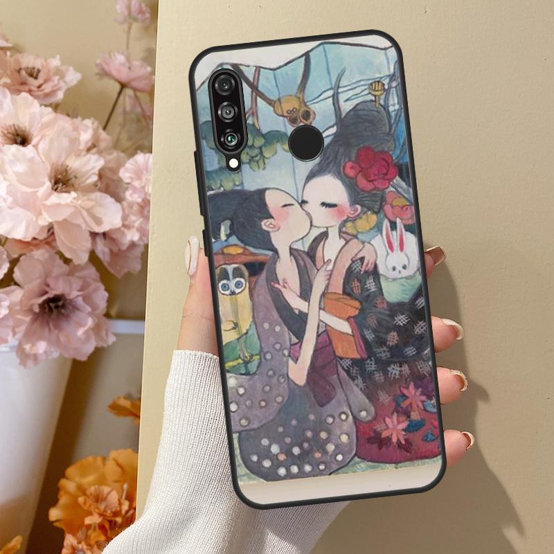 Aya takano For Huawei Nova 12i 8i 11i 12s 9 10 SE Y60 Y70 Y90 Y72 Y73 Y61 Y91 P60 Pro P30 P40 Lite Case