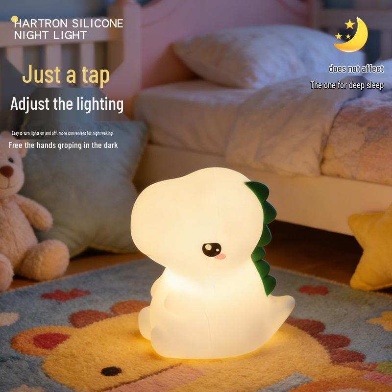 Wanhuo Rechargeable Puppy Silicone Night Light - Cute Bedside Lamp, Ideal Birthday Gift for Boys and Girls.