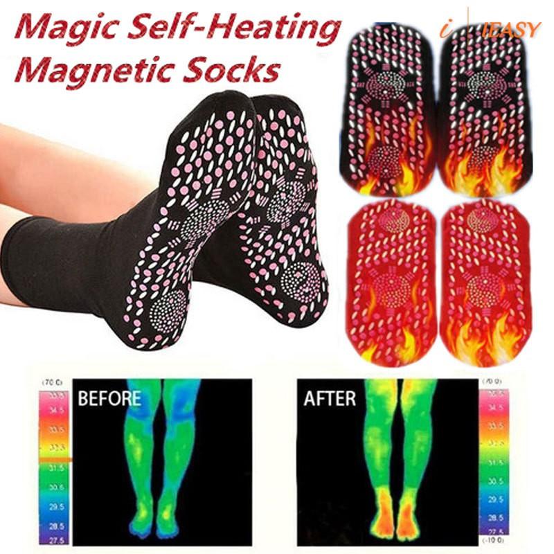 5pairs Turmalin Selbsterhitzende Socken Winter Warme Thermische Gesundheits Socken Abnehmen Gesundheit Kurze Socke Magnetische Therapie Socke