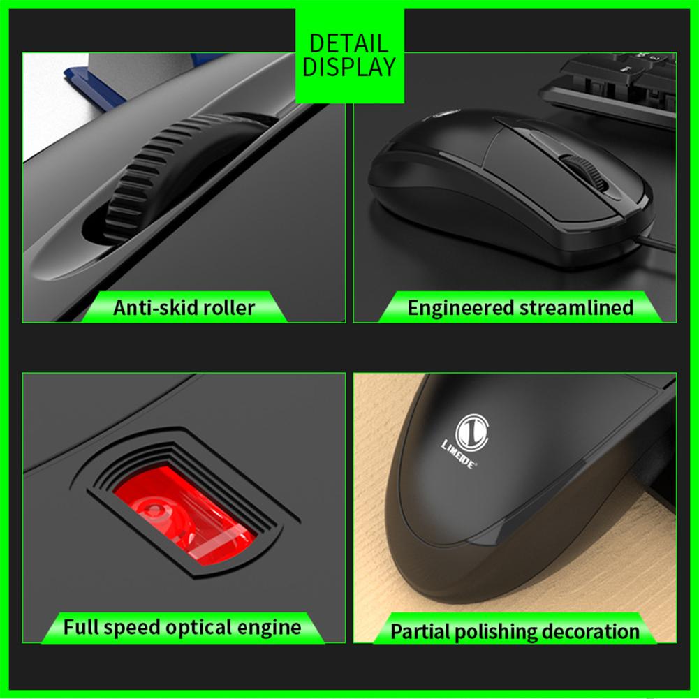 301 Kablet Mus Kontor Gaming Stasjonær PC Bærbar PC Business Mus USB Optisk Mus
