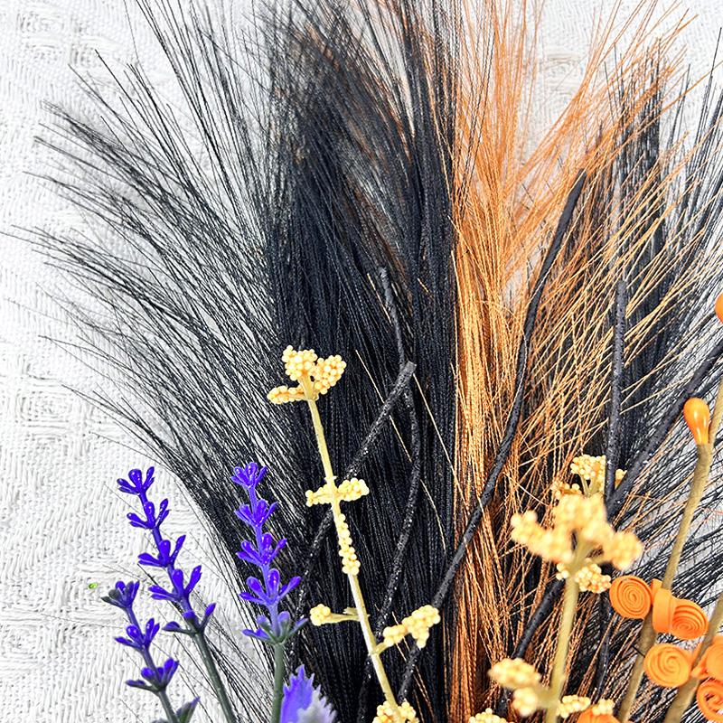 1 Stück Festivals Einzelzweig Halloween Dekoration Zweige Kunstblume Ornament Kürbis Garten