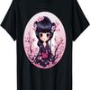 Süße Kokeshi-Puppe mit Kirschblüten I Kokeshi T-Shirt(4)