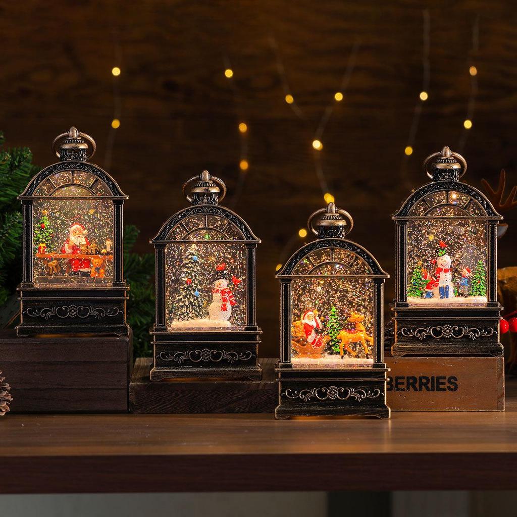 Creative Christmas Window Lights with Music Box - Luminous Night Light Decorations & Gifts
