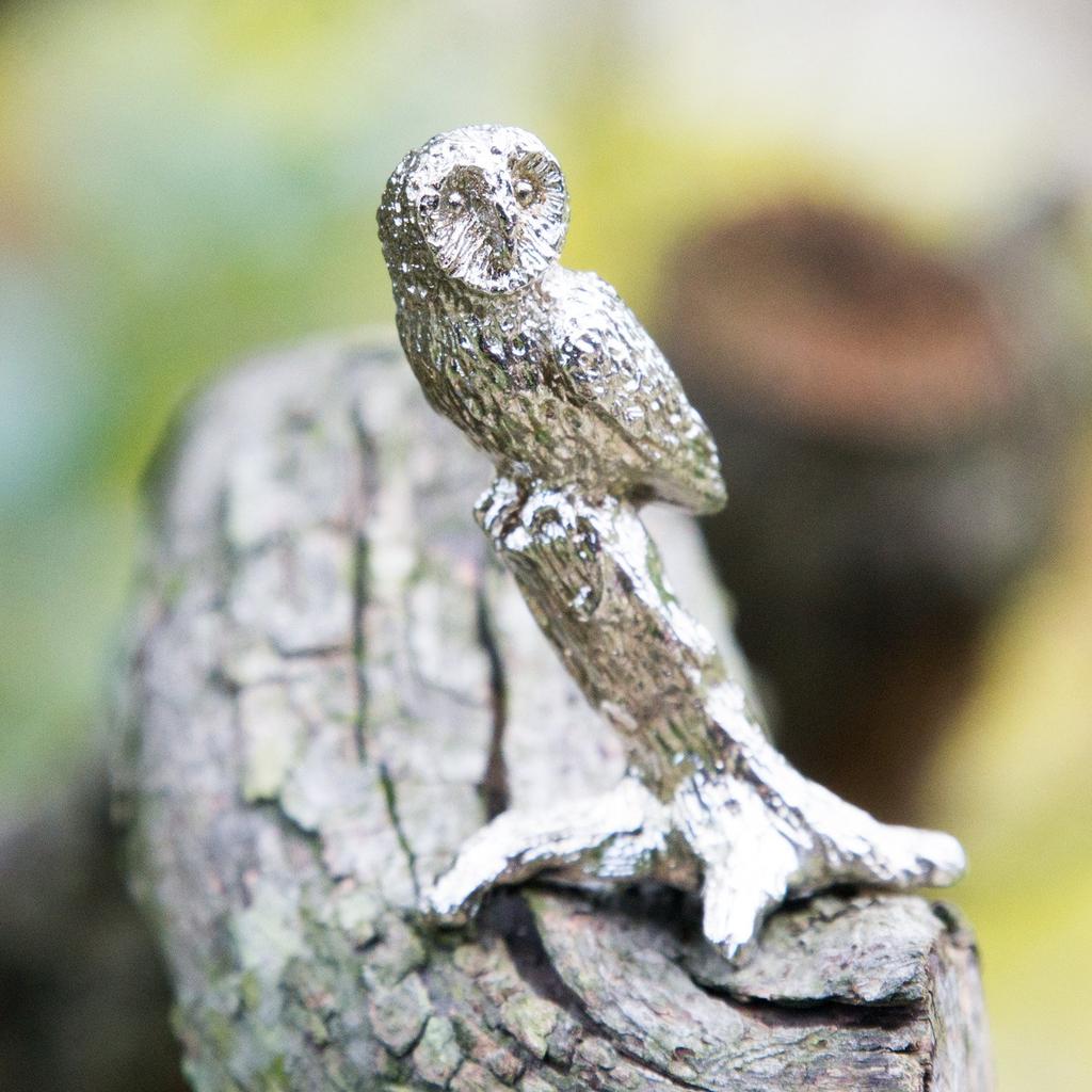 Eule (Klein) Hergestellt in England Tierkunst-Figuren-Sammlung
